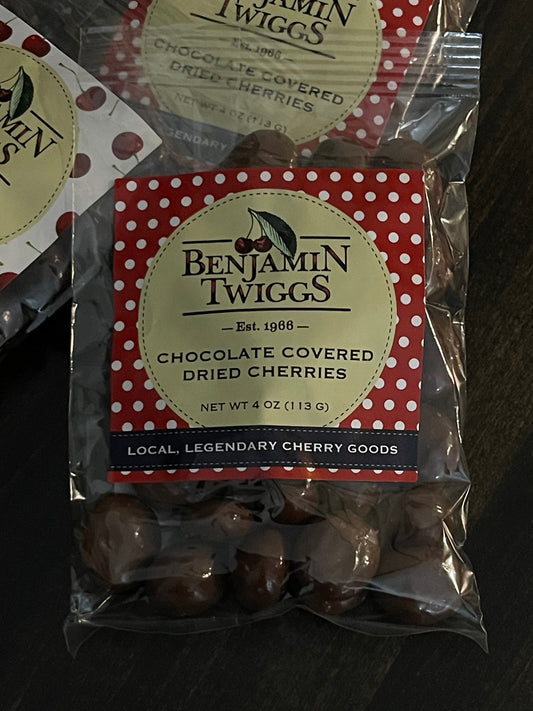 Milk Chocolate Covered Dried Cherries 4 oz